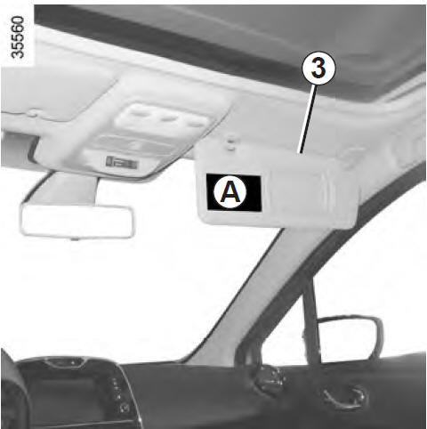 Désactivation, activation airbag passager avant
