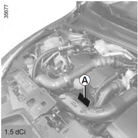 Plaque d’identification moteur