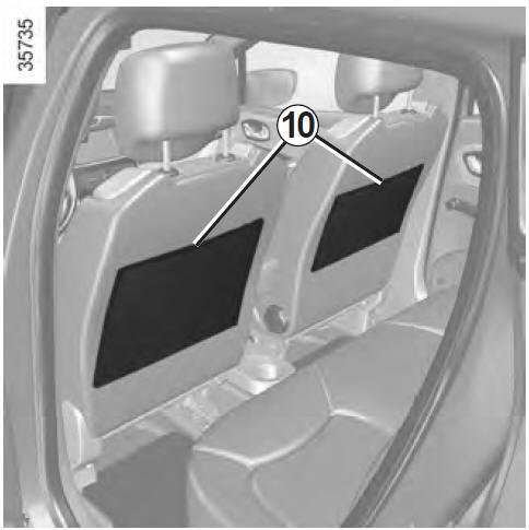 Poches de rangement sièges avant 10
