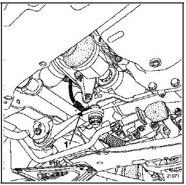 Localisation du capteur d'angle volant