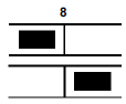 Barregraphe 8 droit ou gauche allumé clignotantSignal capteur de