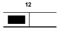 Barregraphe 12 gauche allumé fixe ou clignotantCircuit stop