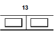 Barregraphe 13 droit et gauchePédale de frein