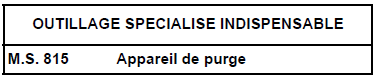 Pour les véhicules équipés d'un servofrein, il est