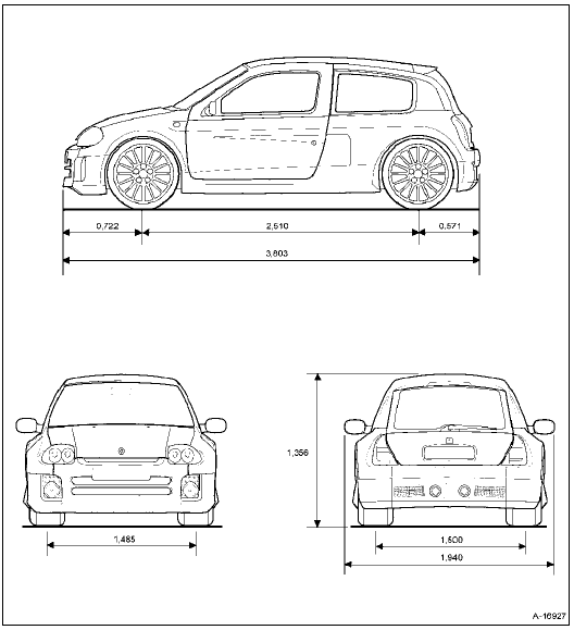 Dimensions en mètres