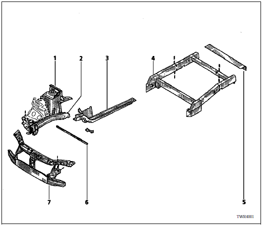 Désignation des pièces (éclaté)