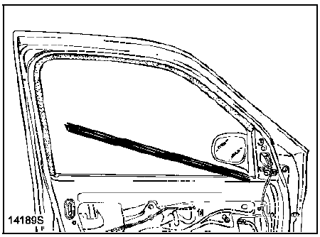 Vitre de porte avant