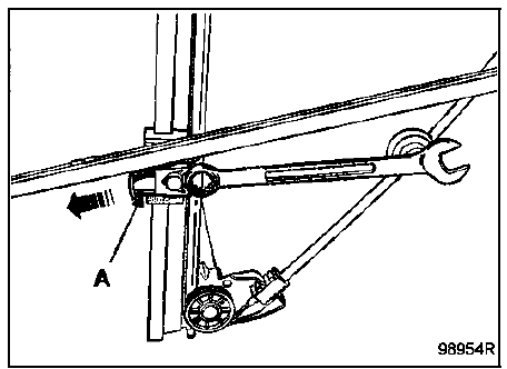 Vitre de porte avant