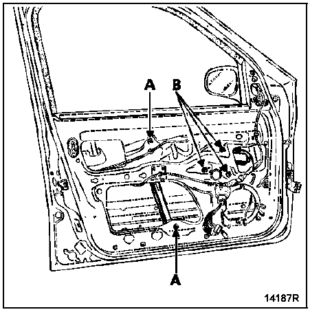 Lève-vitre de porte avant