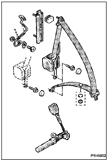 Ceintures de sécurité avant