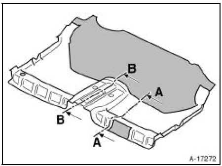 En cas de remplacement du tapis de sol arrière,